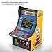 My Arcade Burgertime Micro Player Mini Arcade Machine: Fully Playable, 6.75 Inch Collectible, Color Display, Speaker, Volume Buttons, Headphone Jack, Battery/Micro USB Powered-Electronic Games, Yellow