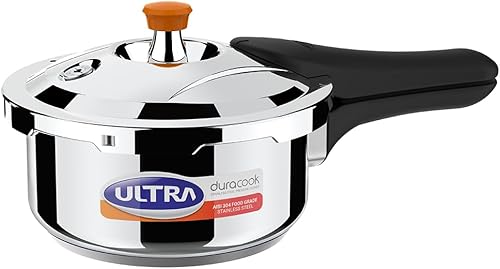 Olla a presión Duracook con tapa exterior de acero inoxidable ULTRA 2.0L (2 litros)