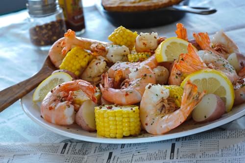 Amazon Fresh, Wild Caught Gulf Jumbo Raw Shrimp, Shell On, Tail On, 12 Oz (Frozen) - Thumbnail 7