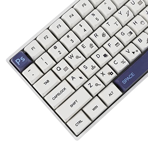 Touches PBT ergonomiques pour éviter la fatigue sur clavier mécanique YMDK