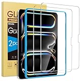 SPARIN Screen Protector for iPad Pro 11 Inch 2024 M4 (5th Generation), 2 Pack Tempered Glass Film Guard for iPad Pro 11, Alignment frame, Case Friendly, Apple Pencil Pro Compatible