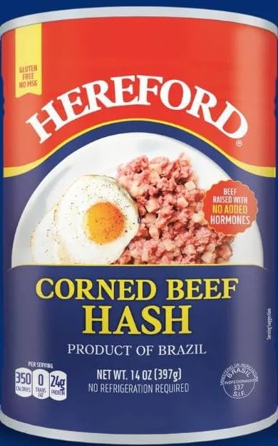 Corned Beef Hash 14 oz cans (pack of 6)
