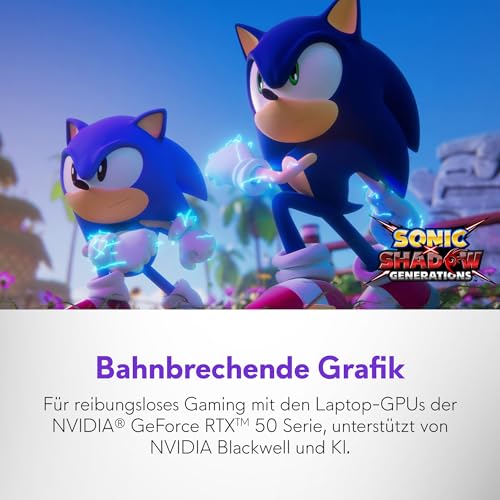 Alienware 16x Aurora Gaming Laptop AC16251 16 WQXGA 240Hz G-Sync Display, Intel Core Ultra 9 275HX Series 2, Nvidia Geforce RTX 5070, 32GB RAM, 1TB SSD, Windows 11 Home, AlienFX RGB QWERTZ Tastatur