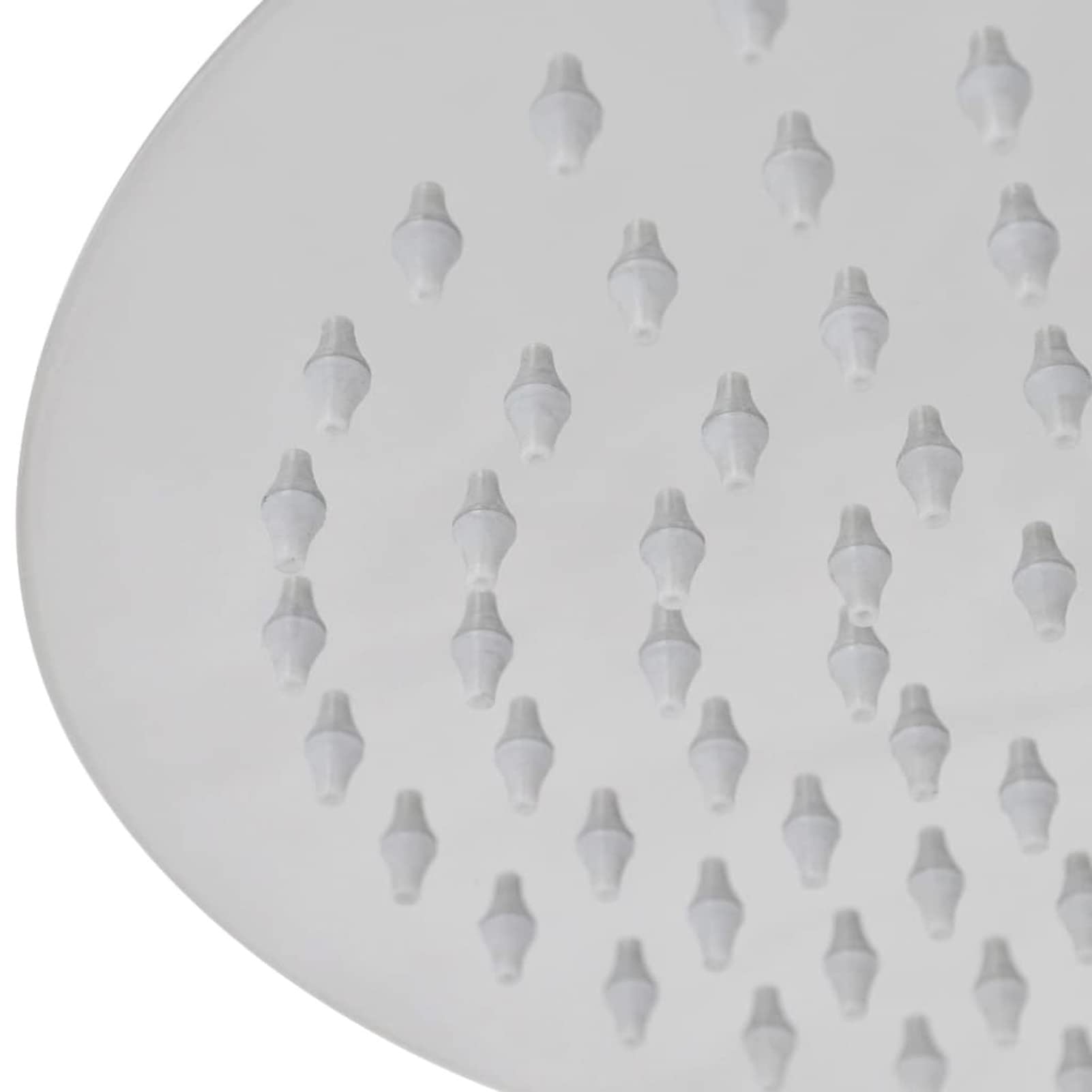 ZEYUAN Cabezal de Ducha Redondo Efecto Lluvia, Rociador Ducha, Ducha Lluvia, Alcachofa Ducha, Duchas De Baño Alcachofa Lluvia, Recambios Columna Ducha, Acero Inoxidable 40 cm