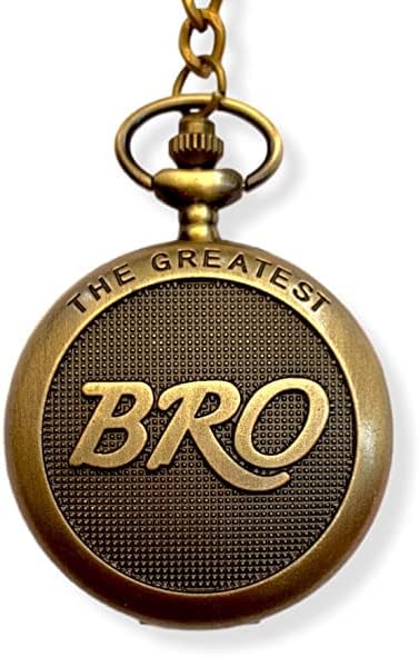 THE SHOPPING MART Steampunk Vintage Pocket Watch Metal Keychain Classic Retro Vintage for Gifting With Key Ring Anti-Rust (Pack Of 1)