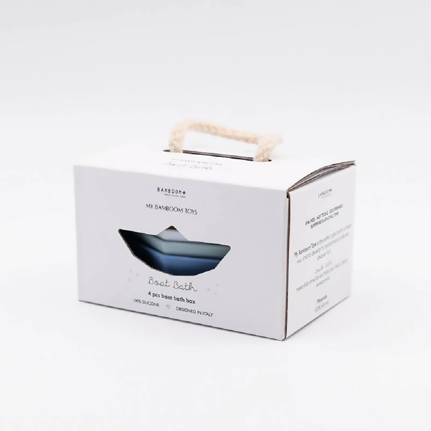 Set 4 Barchette Per Bagnetto Bambino - In Silicone, Colore Blu, Giocattoli Educativi - Foto 7