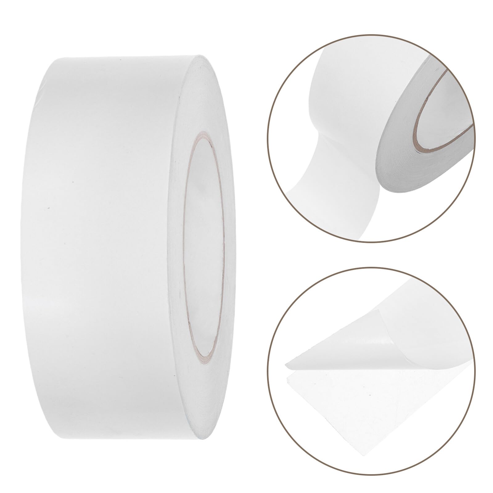 Nastro Biadesivo Trasparente 50 Mm X 50 M Resistente, Nastro Adesivo Rimovibile senza Residui per Decorazioni, Poster e Fai da Te, Tenuta Forte per Uso Domestico e Ufficio
