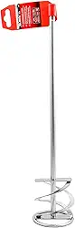 MTX Misturador Para Tintas E Gesso 80 × 400 Mm – Encaixe SDS-Plus, Aço Carbono Galvanizado, Mistura De Baixo Para Cima, Para Tinta, Massa E Textura