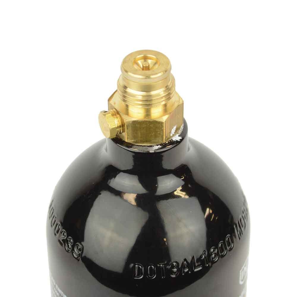 paintball co2 : bouteille paintball 20 OZ avec valve simple - Les 3 cannes