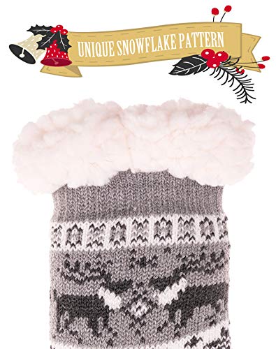 Image of MOGGEI Girls Slipper Fuzzy Socks Kids Boys Fluffy Fleece Lined Warm Plush Sherpa Winter Child Home Socks