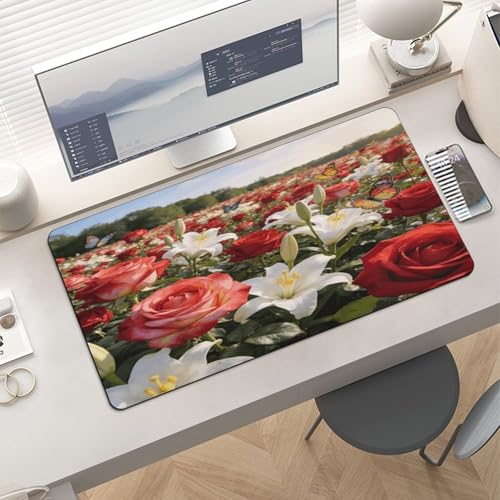 Flower Sea Pad para Escritorio Impermeable 30x60 cm miniatura 6