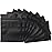100 Pack Smell Proof Bags 3 x 4 Inch Resealable Mylar Bags Foil Pouch Bag Flat Bag Matte Black