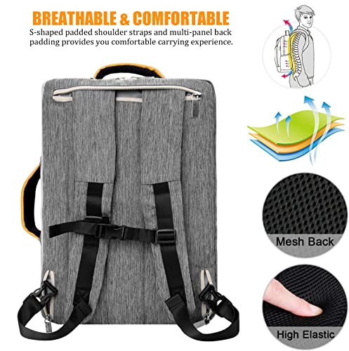 Roxie 9 10 11 11.6 12 12.5 Inch Hybrid Laptop Briefcase Tablet Chromebook Ipad Sleeve Case Shoulder Bag Business Travel Backpack For Men Women Work School #TOP2