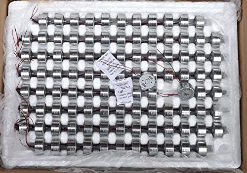 Davitu DC Motor - 200PCS/LOT 300 Motor Small Motor Miniature Permanent Magnet Small Motor 5V DC Solar motor(6.8)