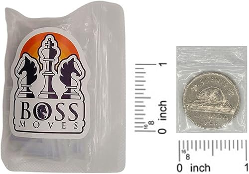 Miniatura 3 de Boss Moves - Fuerte y fácil de usar mini bolsas con cremallera, 200 bolsas con cremallera de varios tamaños 1 x 1 pulgada (100) y 2 x 2 pulgadas