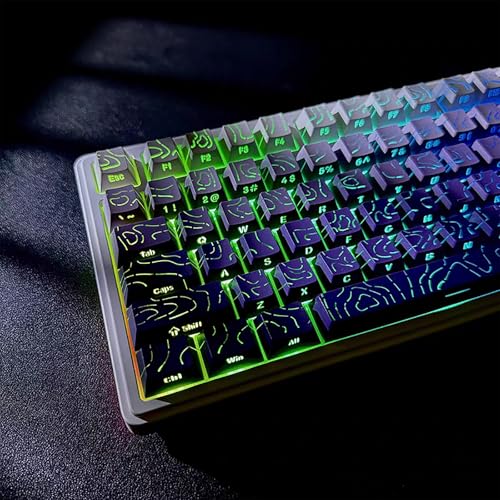 134�L�[ PBT �_�u���V���b�g �O���f�[�V���� �p�[�v�� �L�[�L���b�v �`�F���[�v���t�@�C�� �V���C���X���[�n�`�L�[�L���b�v�Z�b�g 61/64/87/104/108 Cherry MX�X�C�b�`���J�j�J���L�[�{�[�h�p