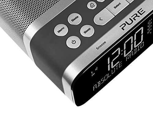 image for Pure Siesta S6 Bluetooth Radio Alarm Clock (DAB/DAB+ Digital Radio, FM