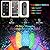iBaycon Smart C9 Christmas Lights, 100 LED 65FT Bluetooth Outdoor Light String, APP Remote Controlled, Music Sync Color Changing RGB Connectable Christmas Lights for Tree House Eaves Roof Decorations