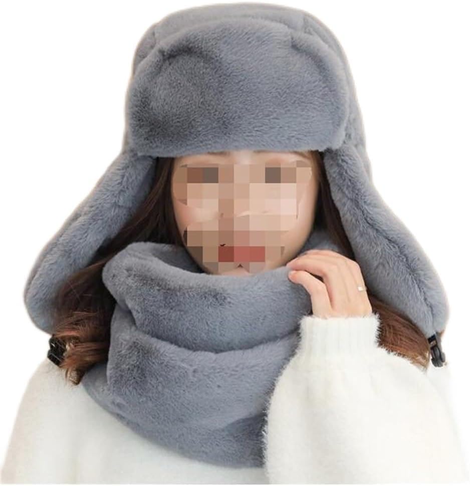 Hat Female Lei Feng Male Winter Cold Riding Ear Protection Thickened Windproof and Warm