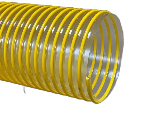 Polyurethane Flexible Bagger Grass Catcher Leaf and Lawn Vac Hose Tubing Flex-Tube PU 4 Foot of 6 Inch