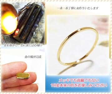 K18 18金　15号　16号　リング　63 楽天市場】K18 ツイスト フルデザイン 地金リング 3号-16号※追加