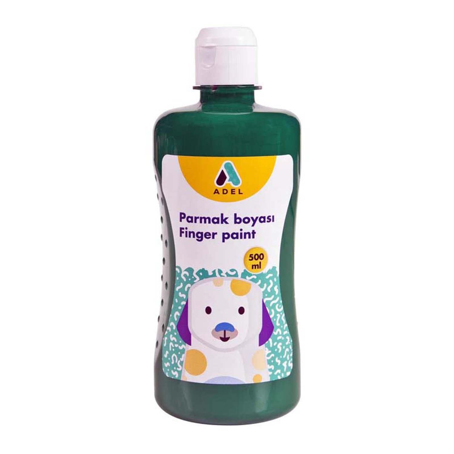 Adel Pintura para dedos, 500 ml, verde