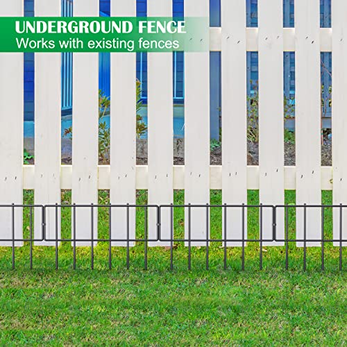 10 Pack Animal Barrier Fence, 17 Inch(H) X 10 Ft(L) Decorative Garden Fencing, Rustproof Metal Wire Garden Fence Border, Dog Rabbits Ground Stakes Defence Fence For Outdoor Landscape Patio, T Shape. #TOP7