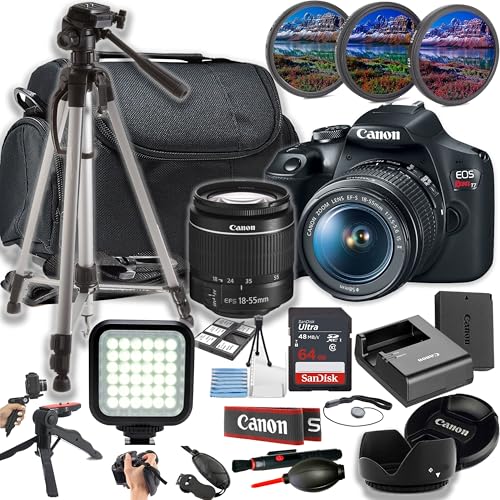 Canon EOS Rebel T7 Cámara DSLR 24MP con lente EF-S 18-55mm miniatura 7
