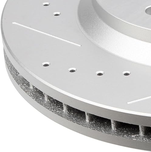 Miniatura 1076 de SCITOO Juego de 2 frenos de freno ranurados traseros para Chrysler Town & Country, 08-16 para Dodge Grand Caravan, 09-13 para Dodge Journey, 12-15