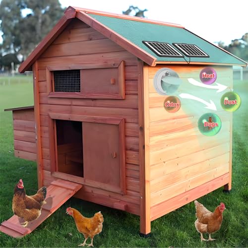 Exaustor de 20 cm movido a energia solar com 2 painéis solares de 25 W, ventilador alimentado por en