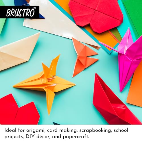 Image of BRUSTRO Copytinta Coloured Craft Paper A4 Size 80 GSM Black Shade (Nero), 60 Sheets Pack | Double Side Colored, Ideal for Origami, Scrapbooking, Making Card, DIY Art & Craft.