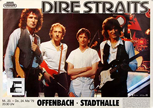 Dire Straits ( Mark Knopfler ) - Communiqué 1979 - Poster