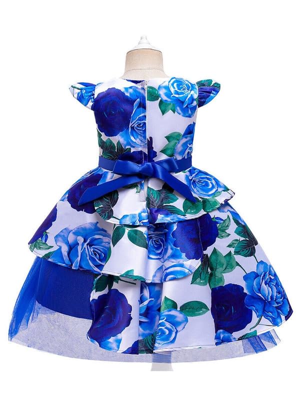 Image of Niren Enterprise Multipatteren Baby Girl's Knee Length Frocks with Digital Prints