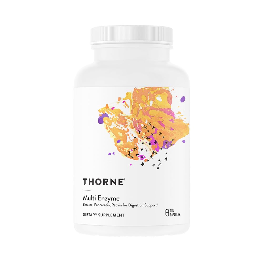Thorne Research - B.P.P. (Betaine, Pepsin, and Pancreatin) - Comprehensive Blend of Digestive Enzymes - 180 Capsules