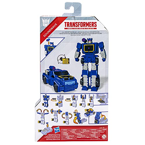 Transformers Authentics, Figura Soundwave, Azul