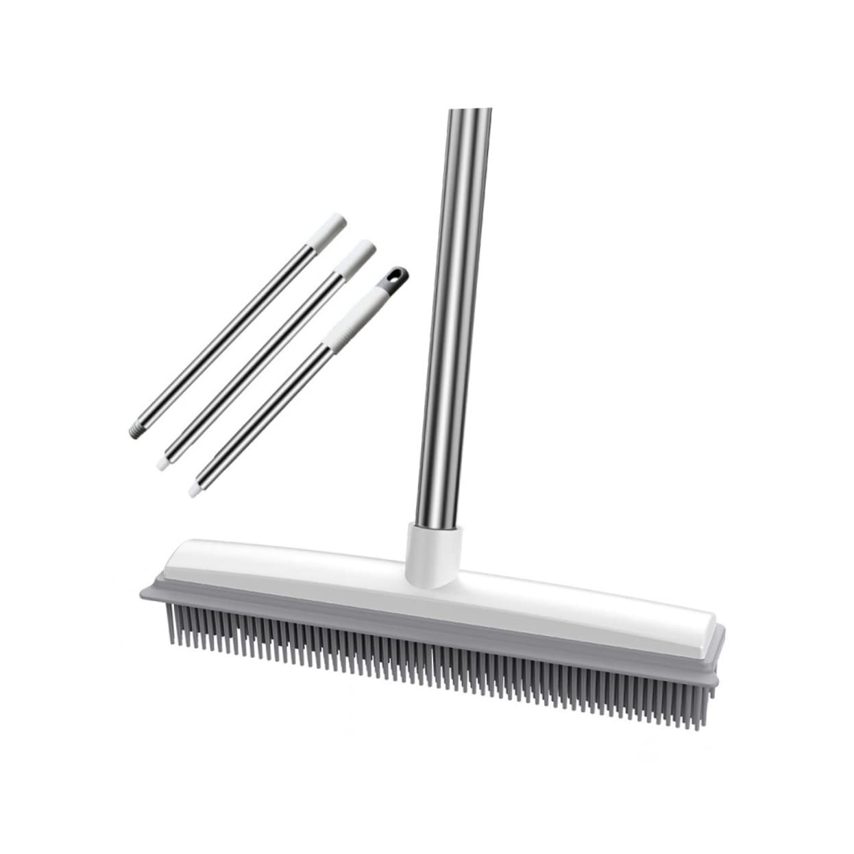 Cepillo para Suelos de Madera de Doble Uso, Quitapelos Mascotas