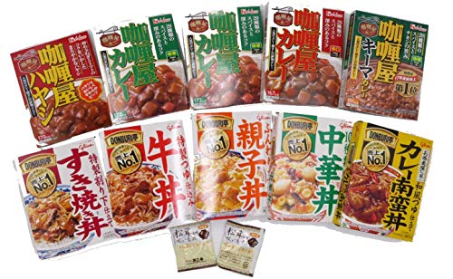 心ばかりの感謝 レトルト カレー 詰め合わせ 保存食 ラーメン インスタント食品 10食セット お吸い物付き