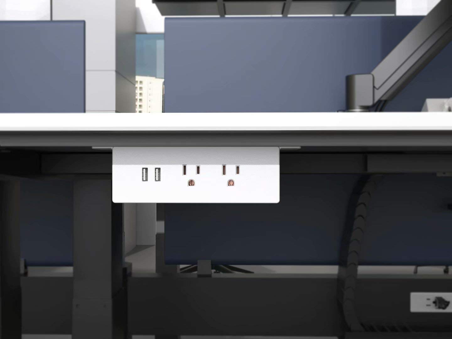 Free Shipping Over $50 Strip Hanging Mount Under Desk Table Edge 🔥 Strip Hanging Mount Under Desk Table Edge