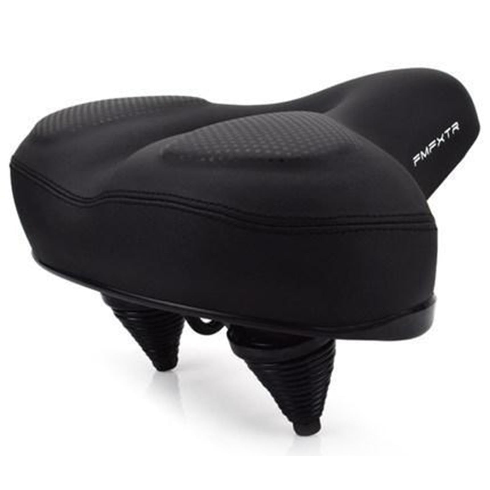 Gepolsterter Fahrradsattel aus hochdichtem Schaumstoff – Komfortables Kissen für alle Radtouren. Atmungsaktiv und druckentlastend. Dieser, Schwarzes Gel, 26 x 26 cm