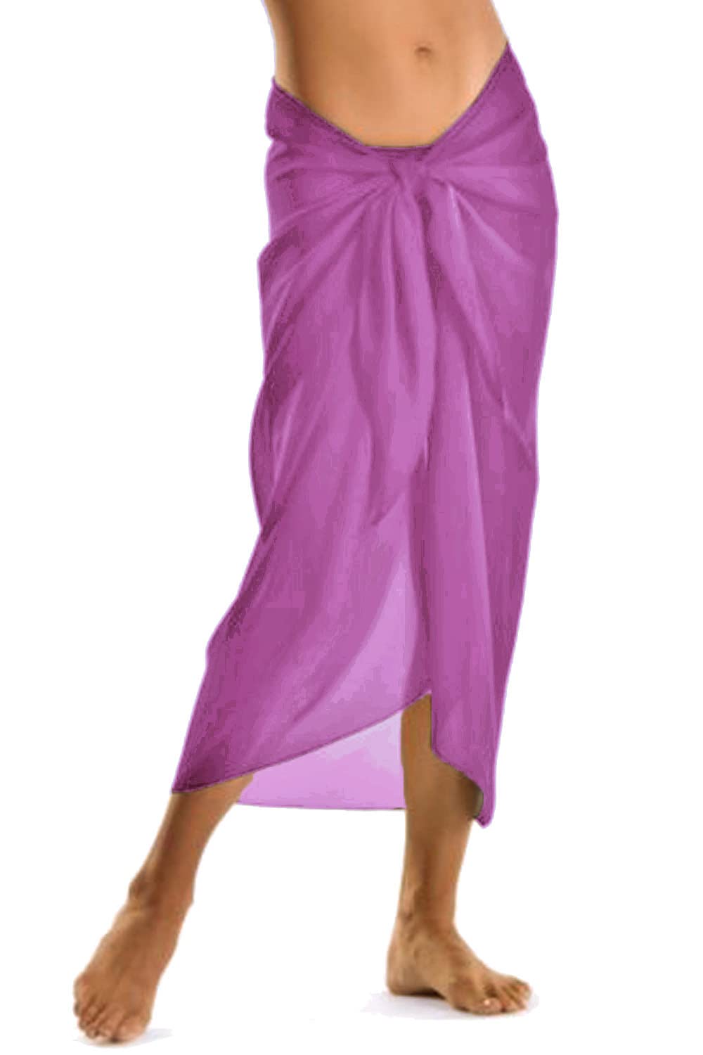 TOSKATOK Mujeres Niñas Sexy Elegante Playa Cubrir Pareo Falda Vestido