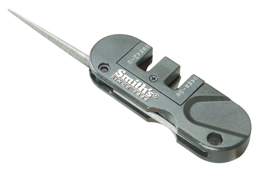 SMITH'S SINCE 1886Kitchen Pocket Pal Knife Sharpener Ss-50728-fba, Grey, One Size