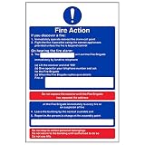 Action incendie – Action générale incendie – 150 x 200 mm
