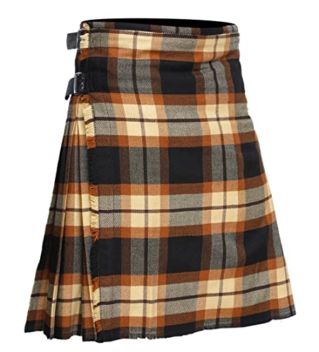 Image of 8 Yard Mens Kilt - Authentic Tartan Kilt for Men Highland Outfit for Weddings & Traditional Scottish Wear