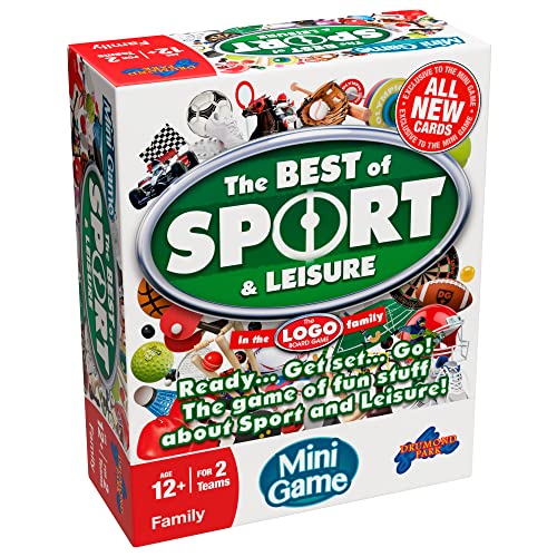Drumond Park Logo Mini Jeu de société Best of Sport et Loisirs - Jeu de société pour Les Fans de Sport - Jeux de société pour Les Voyages - Mini Jeux...