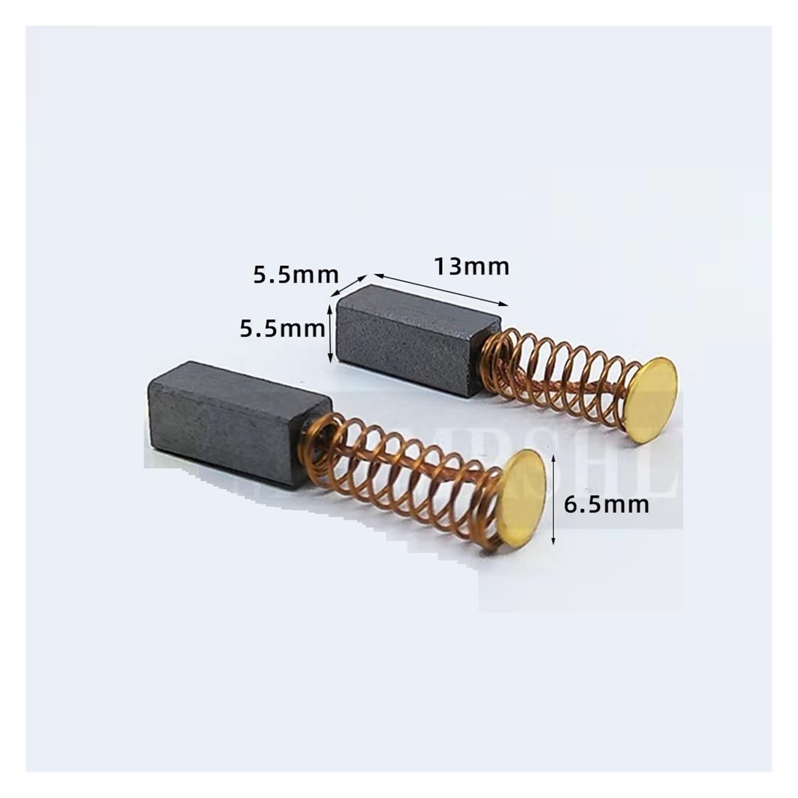 2 x szczotka węglowa do silnika pistoletu spawalniczego z tworzywa sztucznego, specjalne szczotki węglowe 1000 W, 1200 W, 1500 W, 1600 W (typ b)