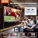 VEVOR Projektion Beamer Leinwand mit Ständer 120 Zoll HD 4K Outdoor Indoor Projektor Screen Schnelles Klappbare Tragbare Filmleinwand 16: 9 für Heimkino, Camping und Freizeitveranstaltungen Schwarz