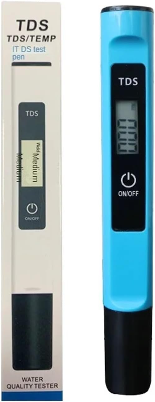 PH Meter High Precis for Water Quality TDS Tester with Measurement Range Suitable Aquarium Swimming Pool(White)