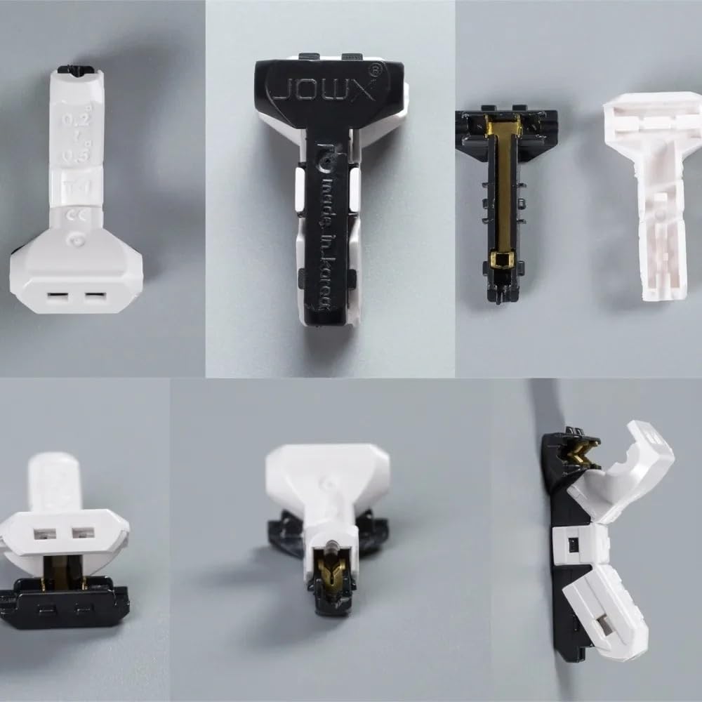 Conector de cableado automotriz compacto T-1, 100 piezas, bloque de terminales de empalme rápido tipo T for automóvil, 23-20 AWG, 0,3-0,5 mm