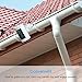 HOLACA Gutter Mount for Stick Up Cam Battery/Plug-in/Pro and Ring Outdoor Cam Plus HD Security Camera-Weatherproof-Give a Perfect Angle for Your Ring Stick Up Cam