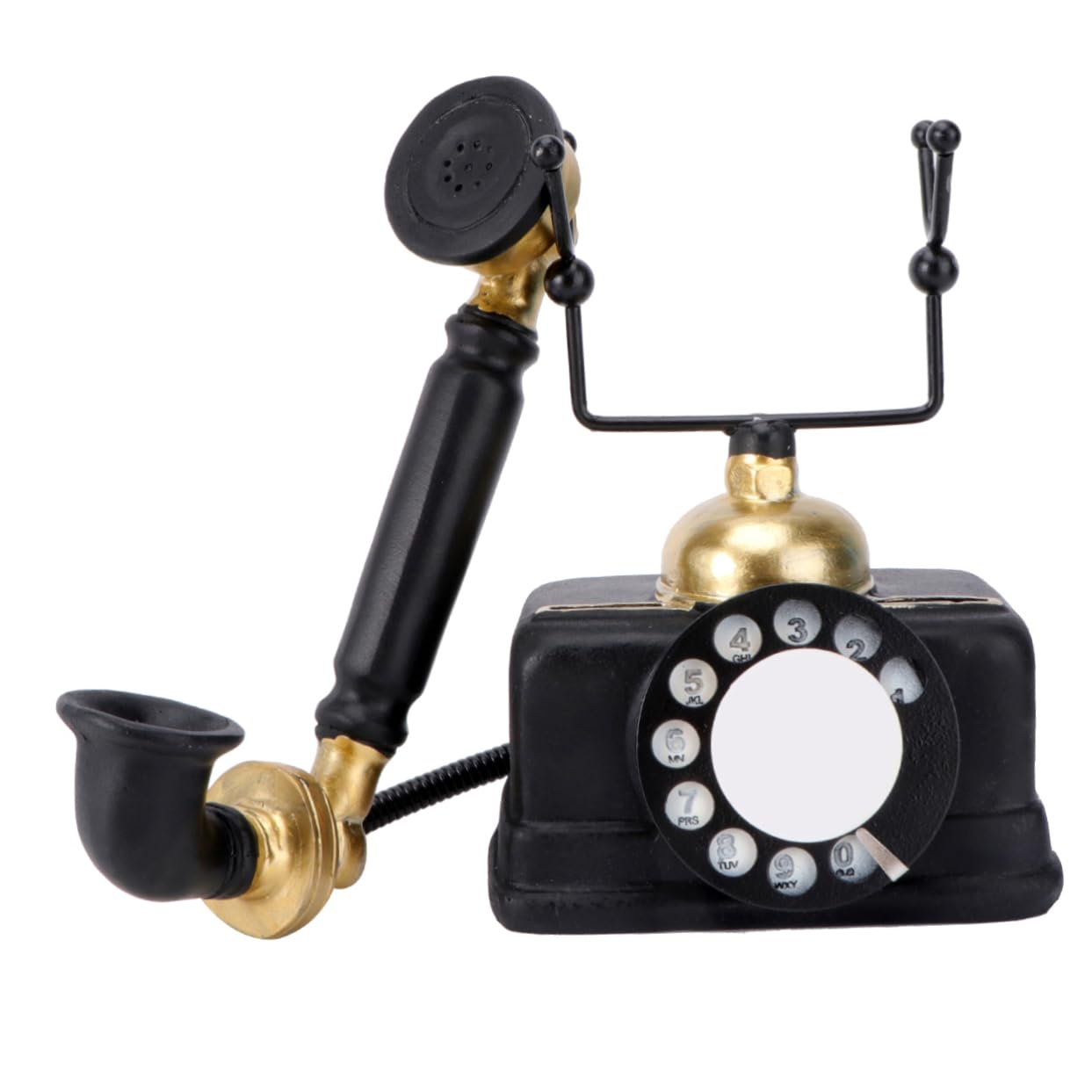 Cabilock 1Pc Retro Phone Desktop Decoration Vintage Nostalgia Telephone Ornament for Decor Unique Cafe Bar Adornment and Style Variations